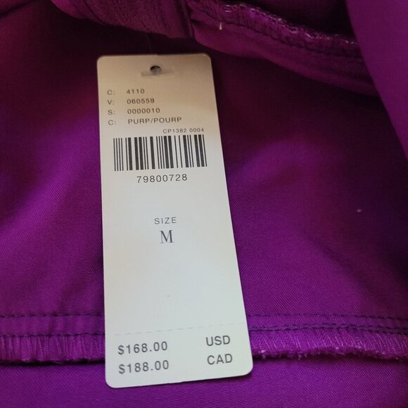 Anthropologie Atsu Strapless Bow Top Purple Medium Tube Corsage - Picture 5 of 10